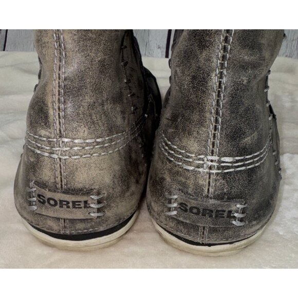 SOREL Women's Cate The Great Waterproof Winter Boot Leather Size 9 - Picture 8 of 10